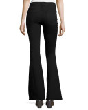 Bell Vian Flare-Leg Jeans, Black