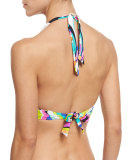 St. Tropez Ring-Front Halter Swim Top