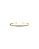 Mixed Diamond Cuff Bracelet in 18K Gold