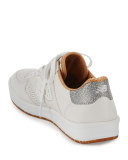 Men's CRT300v1 Leather Trainer Sneaker, White/Tan