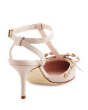 julianna t-strap bow pump, petal pink