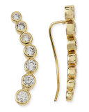 Graduated Crystal Stud Earrings