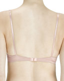 Plie Unlined Underwire Demi Bra, Rose Blush