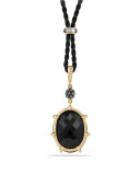 Osetra Black Onyx & Hematine Pendant Necklace