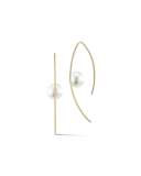 Pearl Marquis Hoop Earrings
