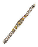 Myrmidones Men's Filigree Link ID Bracelet