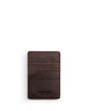Leather Card Case with Money Clip