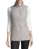 Lauritz Long Heatseeker Vest, Metallic Silver