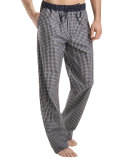 Night & Day Lounge Pants, Black Check 