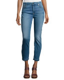 Heritage Skinny Ankle Jeans, Pacific Blue