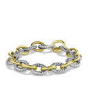 Oval Large Link Bracelet with Gold