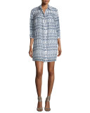 Rylie Diamond Dots Shirtdress