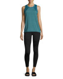 Motivation Mesh Performance Leggings, Black