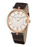Pierre Arpels Pink Gold Watch, 42mm