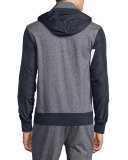 Jaspe Colorblock Zip-Up Hoodie