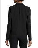 Alma One-Button Jacket, Black