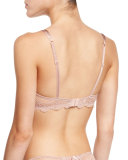 Douceur Fougere Lace Contour Bra, Pink