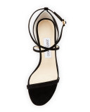 Hesper Strappy 85mm Sandal, Black
