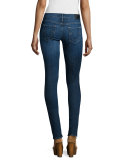 Stella Low-Rise Skinny Jeans, Inky Blue