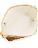 Betty Large Cosmetics Bag, Gold Glitter