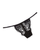 Bisou Agnes Lace G-String, Black