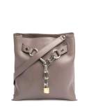 Attica Chain Crossbody Bag, Mink Gray