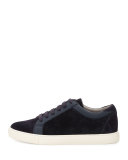 Apollo Suede & Corduroy Low-Top Sneaker
