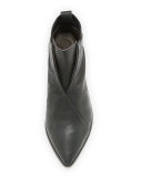 Arne Leather Ankle Boot, Black