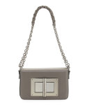Natalia Medium Chain Crossbody Bag, Graphite