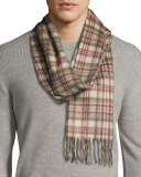 Arran Tartan Cashmere Muffler Scarf, Callanish