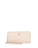 Perry Saffiano Continental Passport Wallet, Pale Apricot