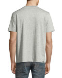 8-Bit Duck Graphic T-Shirt, Melange Heather Gray