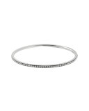 3mm Silver Caviar Bangle