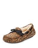 Dakota Leopard Bow-Tie Slipper