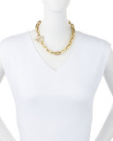 Cityscape Link Toggle Necklace