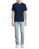 Tyler Slim-Straight Distressed Jeans, Dened