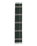 Men's Cashmere Giant Icon Scarf, Dark Green
