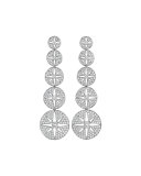 Pastiche Graduated Diamond Star Drop Earrings