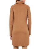 Jaspar Cashmere Coat, Camel
