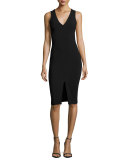 Park V-Neck Sleeveless Sheath Dress
