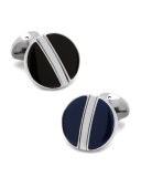 Reversible Enamel Cuff Links