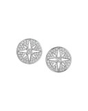 Pastiche Diamond Star Button Earrings