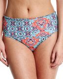 Juno Printed Banded Swim Bottom