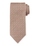 Woven Floral Silk Tie