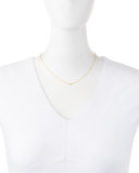 Evil Eye Pendant Bezel Diamond Necklace