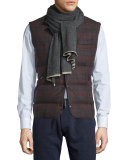 Men's Tipped Cashmere Scarf