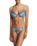 Beach Babe Printed Swim Top, Available in D Cup