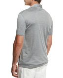 Silk Jersey Polo Shirt