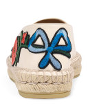 Pilar Embroidered Espadrille Flat