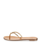 Nuvorock Crystal Flat Thong Sandal, Ramino